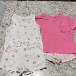 2 summer outfit sets